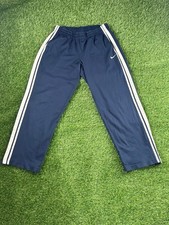 Vintage Nike 2000s navy polyester track pants, men's size M