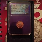 1947-D Lincoln Head Cent NGC MS65 RD Purple Berts Core Holder.