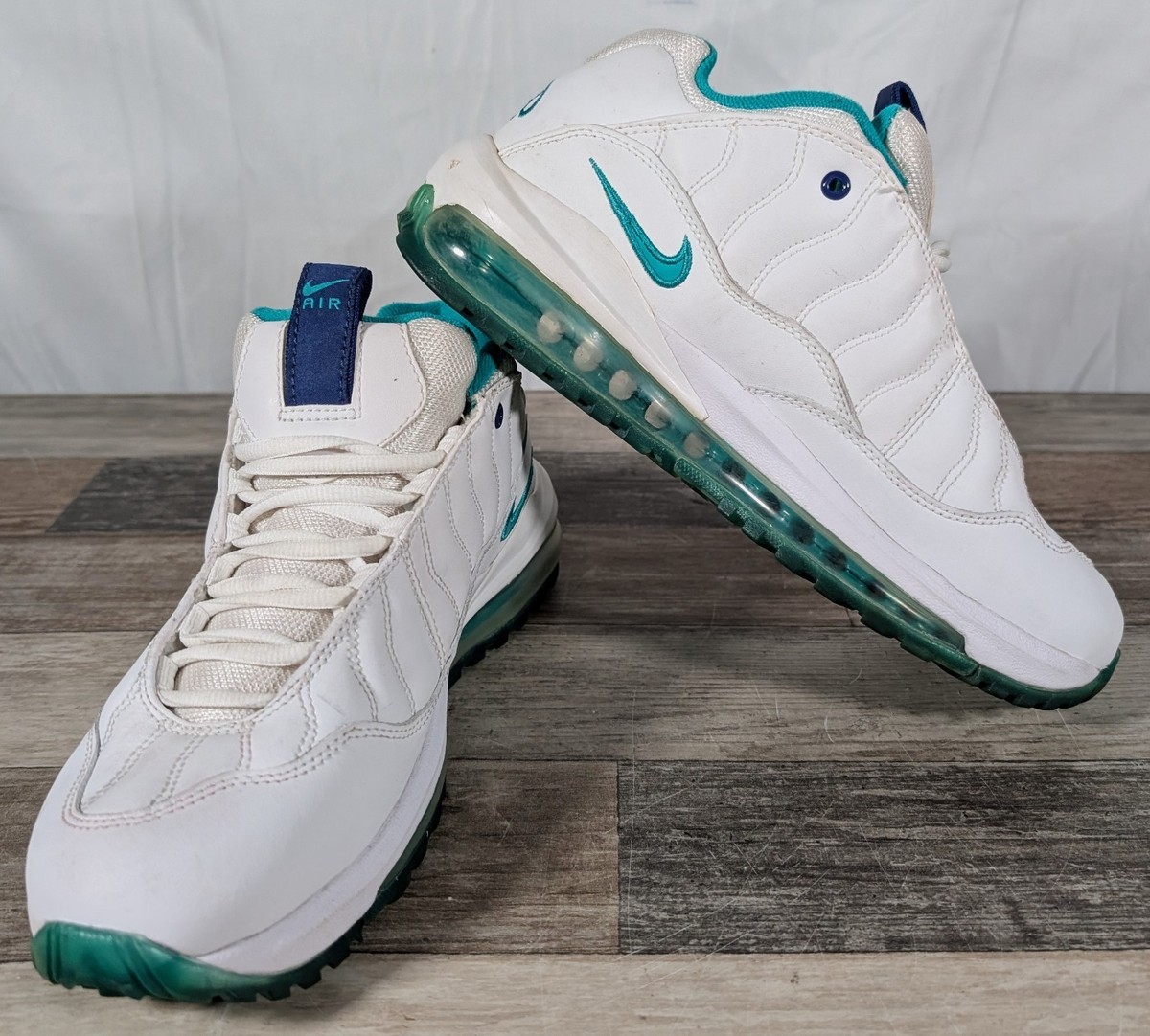 Nike Total Griffey Max 99 White/Teal Men's Size 8.5 488329-100 | eBay