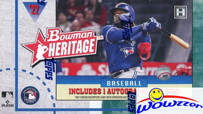 2022 Bowman Heritage Baseball MASSIVE Factory Sealed HOBBY Box-AUTOGRAPH