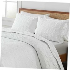 California King Quilt Set - 100 Cotton California King 111x106 White