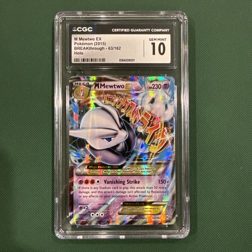 M Mewtwo-EX graded CGC 10 for sale on eBay