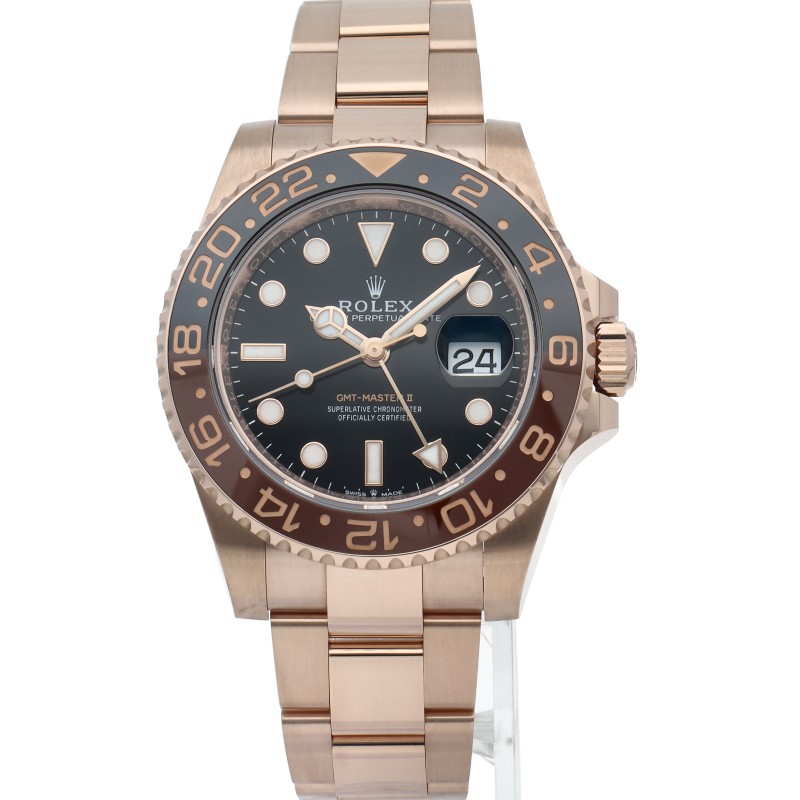 ROLEX GMT-Master 2 Watch 126715CHNR 18K Pink Gold mensWatch black USED image 2