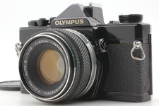 [Near MINT] OLYMPUS OM-1 Black 35mm SLR Film Camera F. Zuiko 50mm F/1.8 JAPAN