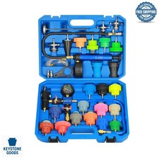 Universal 31-piece Radiator Pressure Kit Automotive Cooling System Leak De... Universal 31-piece Radiator Pressure Kit Automotive Cooling System Leak De...