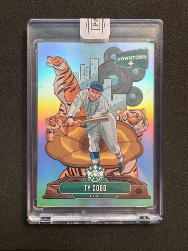 Ty Cobb #D14 2022 Panini Diamond Kings Downtown card
