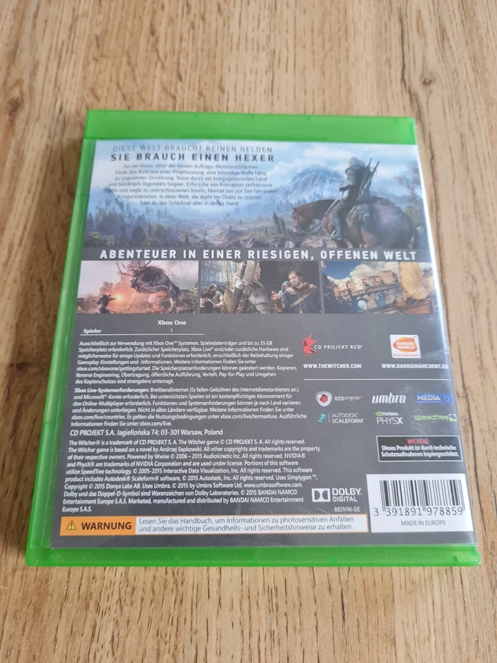 The Witcher 3-Wilde Jagd (Microsoft Xbox One) - Bild 2 von 2