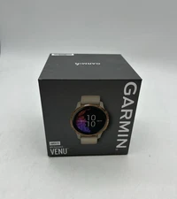 Garmin Venu 43mm AMOLED GPS Smartwatch - Rose Gold / Light Sand