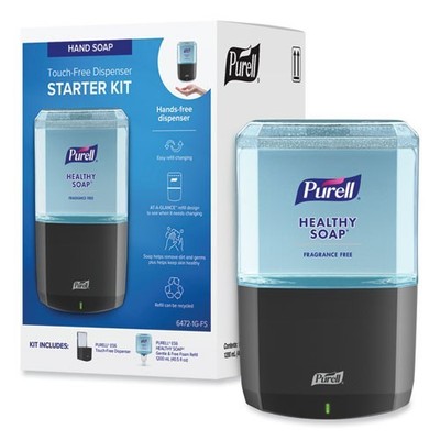 PURELL HEALTHY SOAP Gentle and Free Foam ES6 Starter Kit, 1,200 mL, Graphite