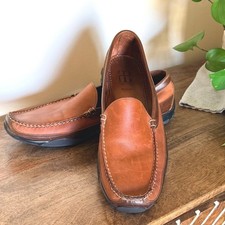 Allen Edmonds Boulder Size 12D Brown Leather Venetian Driving Loafers Ivy Preppy