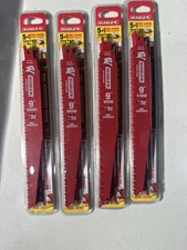 Diablo DS0912BW5 9" 6/12 TPI Wood Cutting Reciprocating Saw B Count Pack of 3