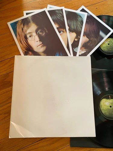 THE BEATLES WHITE ALBUM NM DOUBLE LP 2015 180 GRAM VINYLS & PHOTOS FREE SHIP