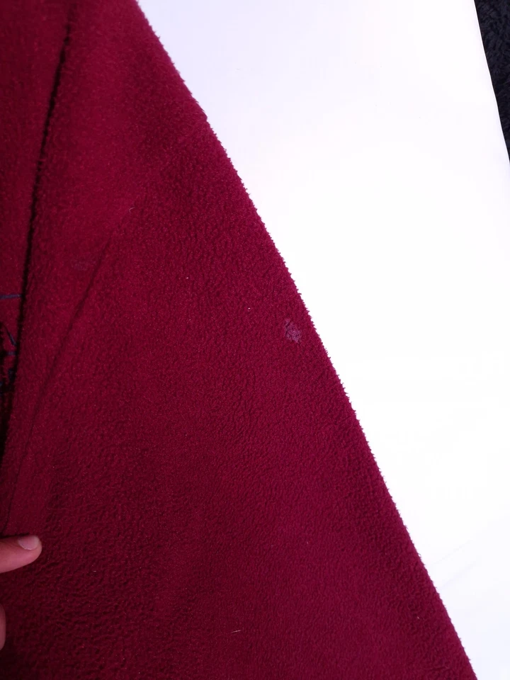 Chaqueta polar Karrimor años 90 talla mediana para hombre roja cremallera completa exterior senderismo vintage Foto 4 de 4