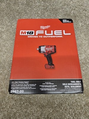 MILWAUKEE M18 FUEL 1/2 High Torque Impact Wrench w/ Friction Ring 2967-20 NEW