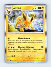 Carta Pokemon Jolteon 029/131 Holo rara evoluzioni prismatiche giocata poco