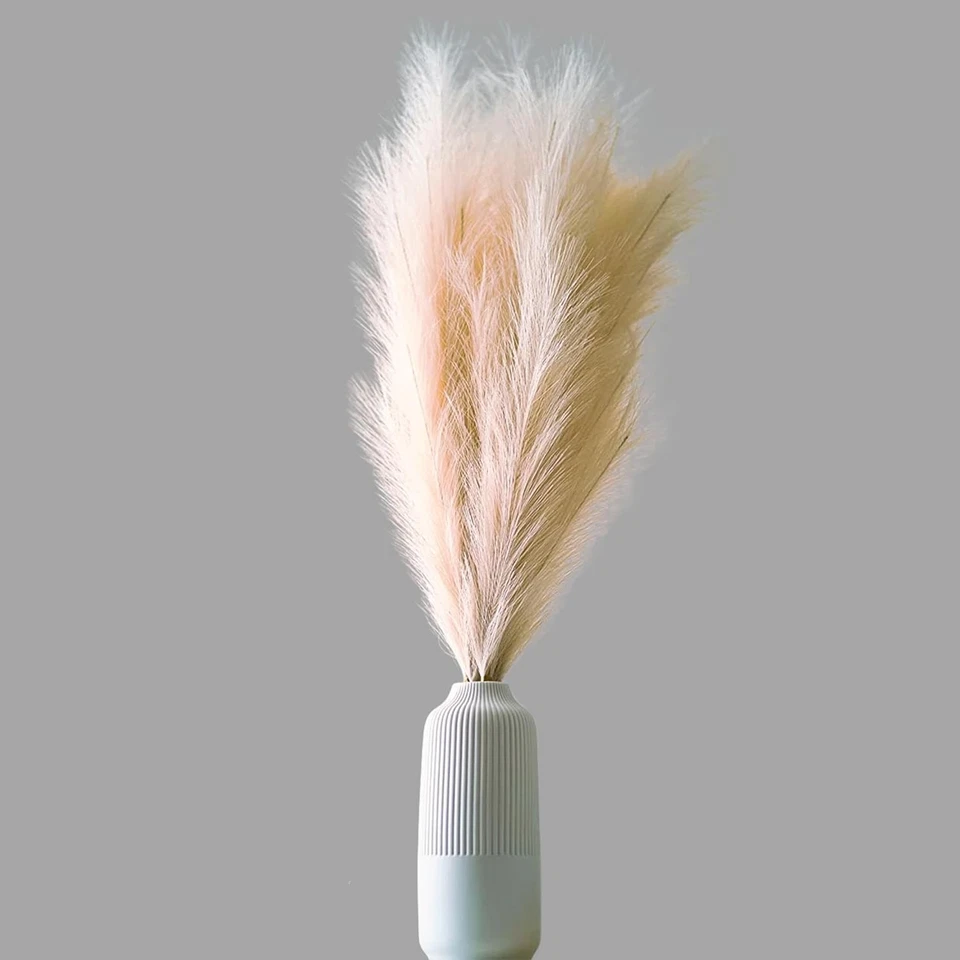 Set Decoración Hierba Pampeana Beige, XXL Artificial, 3 Piezas, 100cm, Boho Chic - Imagen 1 de 1