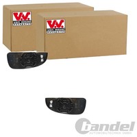 2X VAN Wezel Spiegelglas Beheizbar Passend FüR CitroËN Jumper Fiat Ducato Peugeo