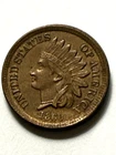 1860 U.S. INDIAN HEAD PENNY CENT 1c COIN (Almost Unc)  CN Composition (60C)