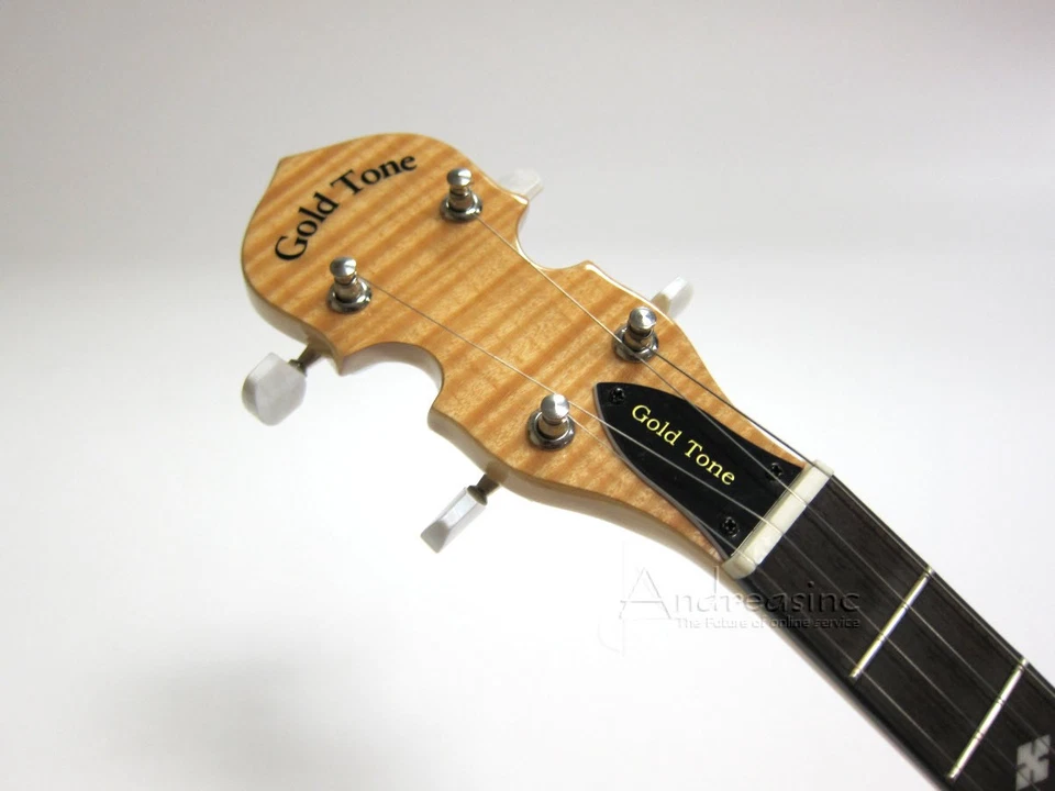 GOLD TONE CC-MINI LEFT HAND 5-STRING CRIPPLE CREEK SHORT SCALE TRAVEL BANJO - Image 4 of 4