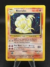 Ninetales 13/130 Base Set 2 Holo Rare Swirl Pokemon Card Vintage WOTC 2000 NM