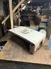 Vintage Original Good Gulf Wayne 505 Gas Pump Panel Sheet Metal Top Parts USA