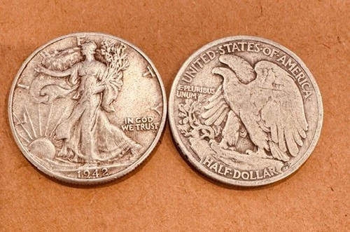 Walking Liberty Half Dollars – Random Dates – Great Condition .3617 ASW