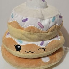 Russ Snackeez Stacked Pancakes with Whipped Cream Sprinkles Plush Stuffed Toy
