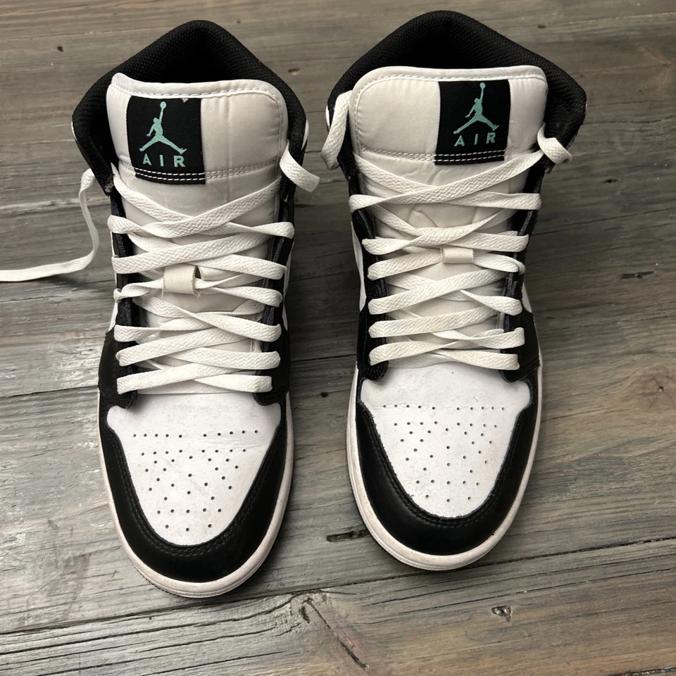 Size 8 - Air Jordan 1 Mid Green Glow - Image 3 of 4