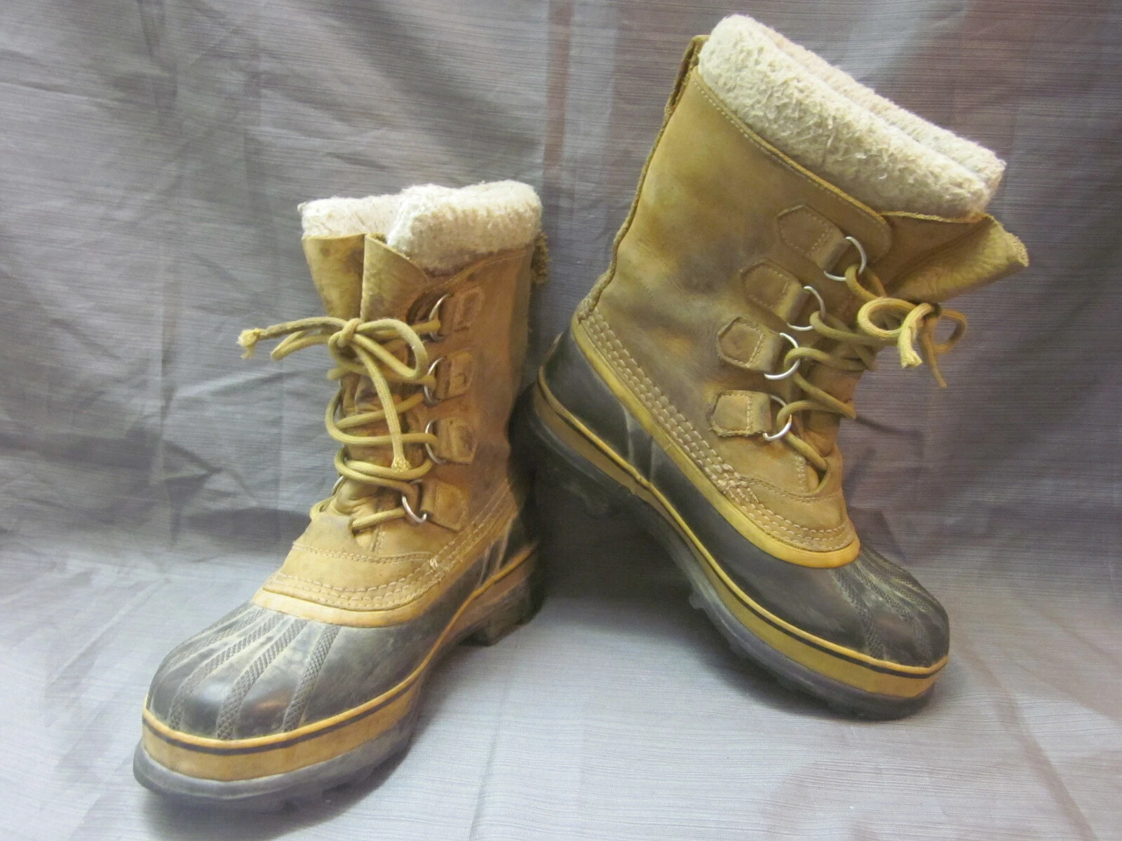 Sorel Caribou Buff Waterproof Winter Felt Lined Snow Boots Women's US 7