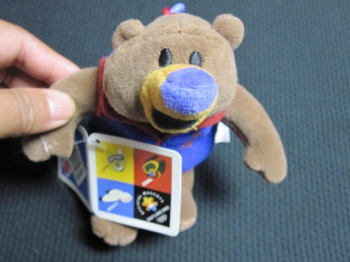 2002 Salt Lake Olympics Copper Coyote Plush & Coal Toy Backpack Hangers ~ 5336 - Picture 3 of 7