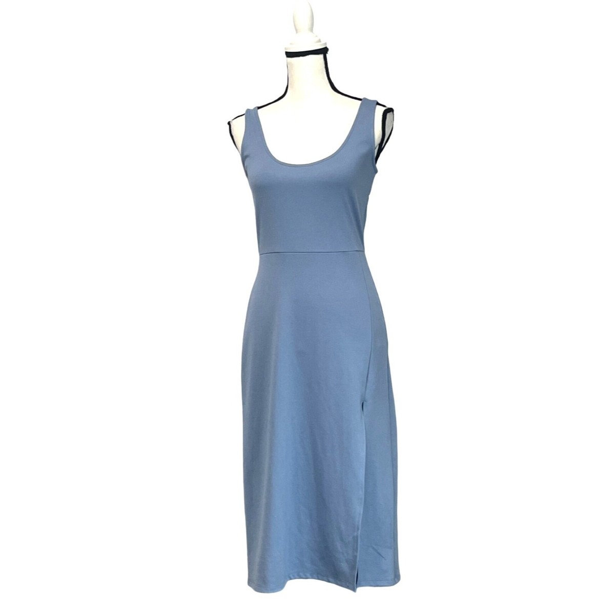 infinity midi dress Yellow Cotton Poplin V-Neck Infinity Midi Dress 38" / Petite (5'1" and below)