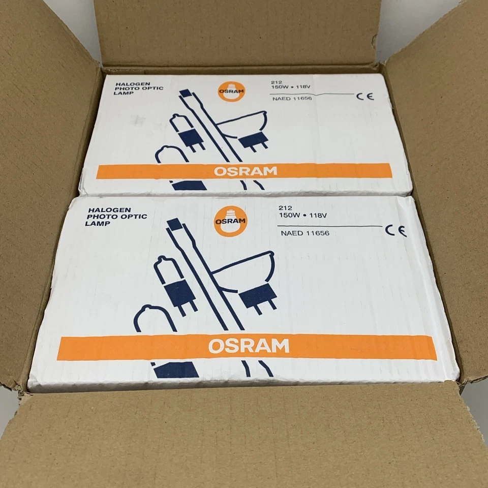 (12-Pack) Osram 212 Photo Optic 150-Watt Photo Optic Light Bulb 75W 118V - Image 4 of 4
