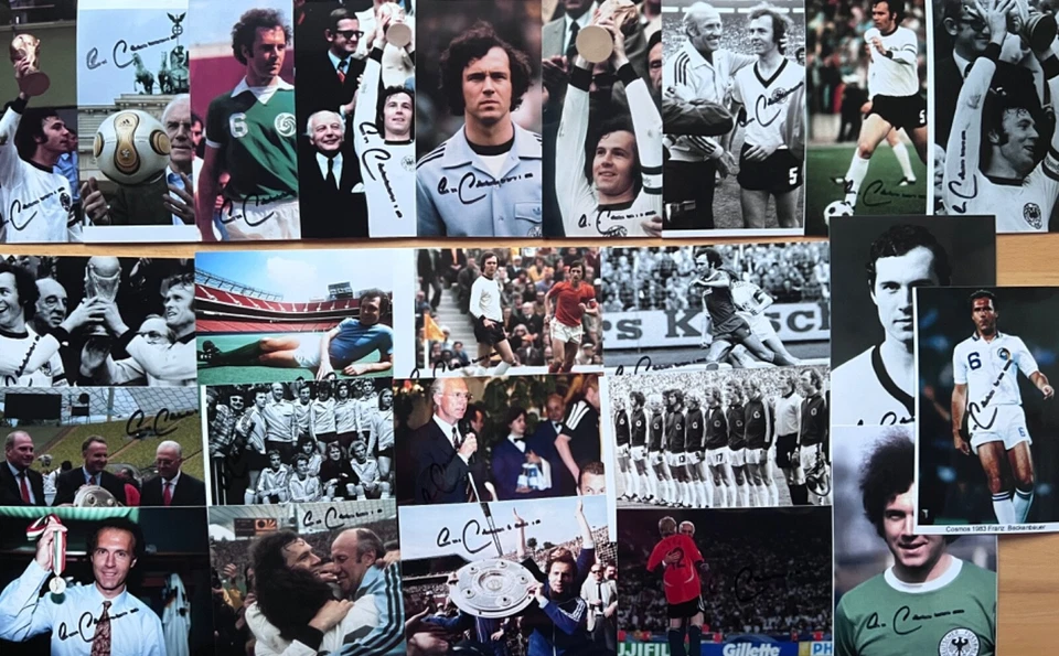 Franz Beckenbauer Autogramm 10x15cm Bayern München DFB 1 aussuchen