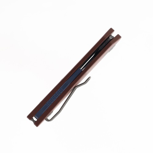 Cuchillo Plegable Bestech VK-Void Marrón Mango G10 Corte M Borde Liso BG63D - Imagen 3 de 6