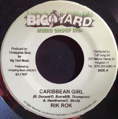 Rik Rok - Caribbean Girl / Put It On Me / VG+ / 7