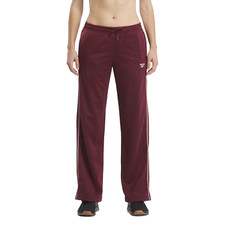 Reebok Women's Maroon Identity Back Vector Tricot Track Drawstring Pants Size 2X