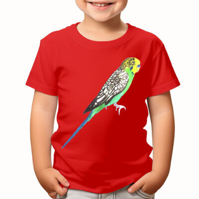 T-Shirts A Colorful Flying Bird Wildlife Naturliebhaber Jungen Mädchen Kinder 1#TA-27