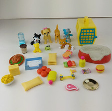 VTG 27 pc Pets Mixed Figures  Accessory Lot Jasman My Precious Pets/MMTL