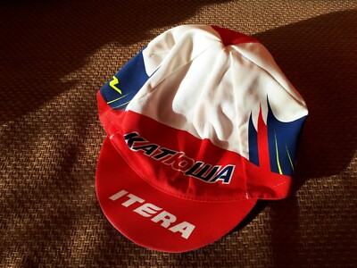 Neu Katyusha Катюша Itera Rad Sport Mütze cycling team cap (MADE IN ITALY)
