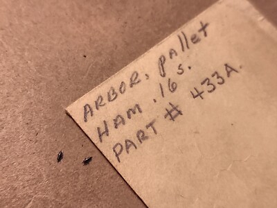 2 NOS Hamilton 16s P/N 433A Pallet Arbors