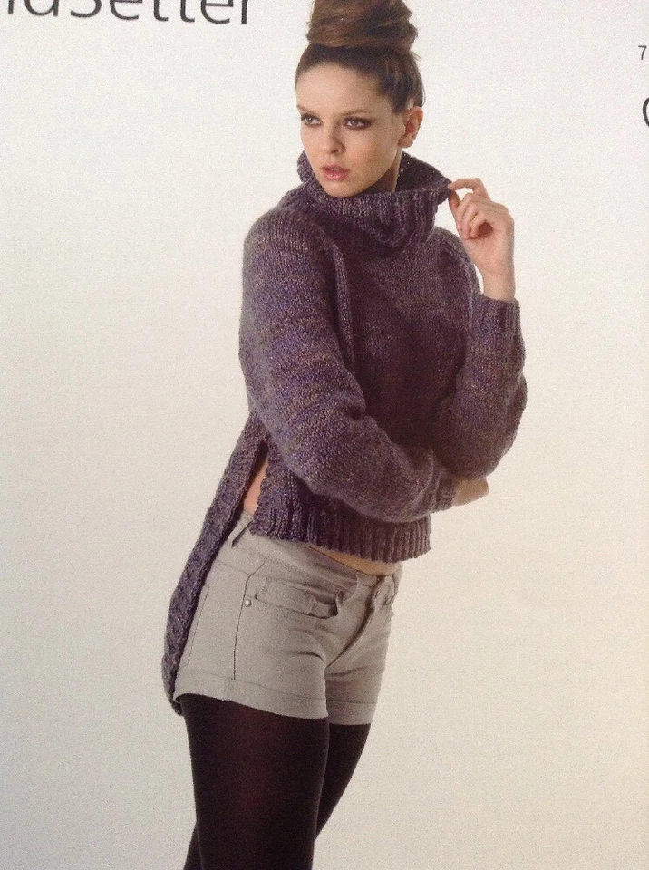 Stylecraft Trendsetter Chunky Ladies Sweater Knitting Pattern 8760 Sizes 28-46” - Image 2 of 3