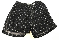 Trunk Surf And Swim Men's Size Large Trunks Swimsuit Blue Anchor Shorts