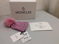 MONCLER - MÜTZE AUS WOLLE MIT BOMMELin Rosa Gr. S - Neu !!!