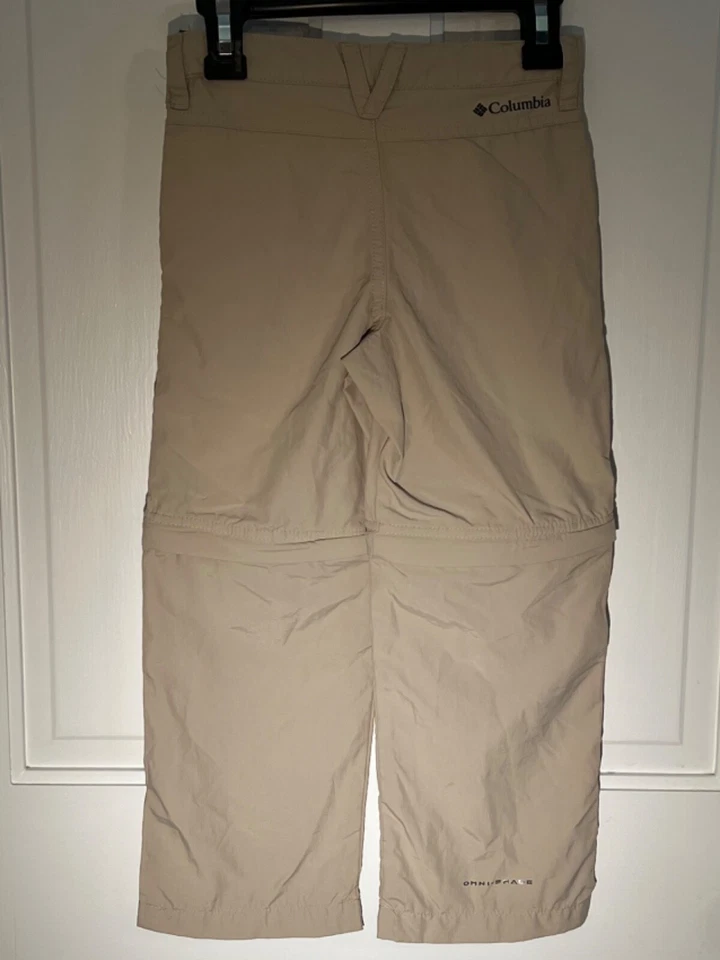 Calça conversível Columbia Omni Shade Omni Wick Silver Ridge Youth tamanho 4/5 - Imagem 2 de 4