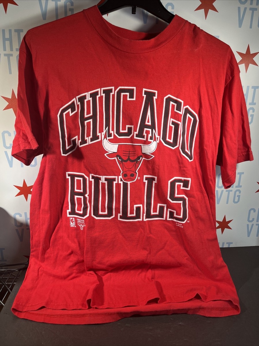 Vintage 90's Chicago Bulls NBA LOGO 7 Shirt / Jordan