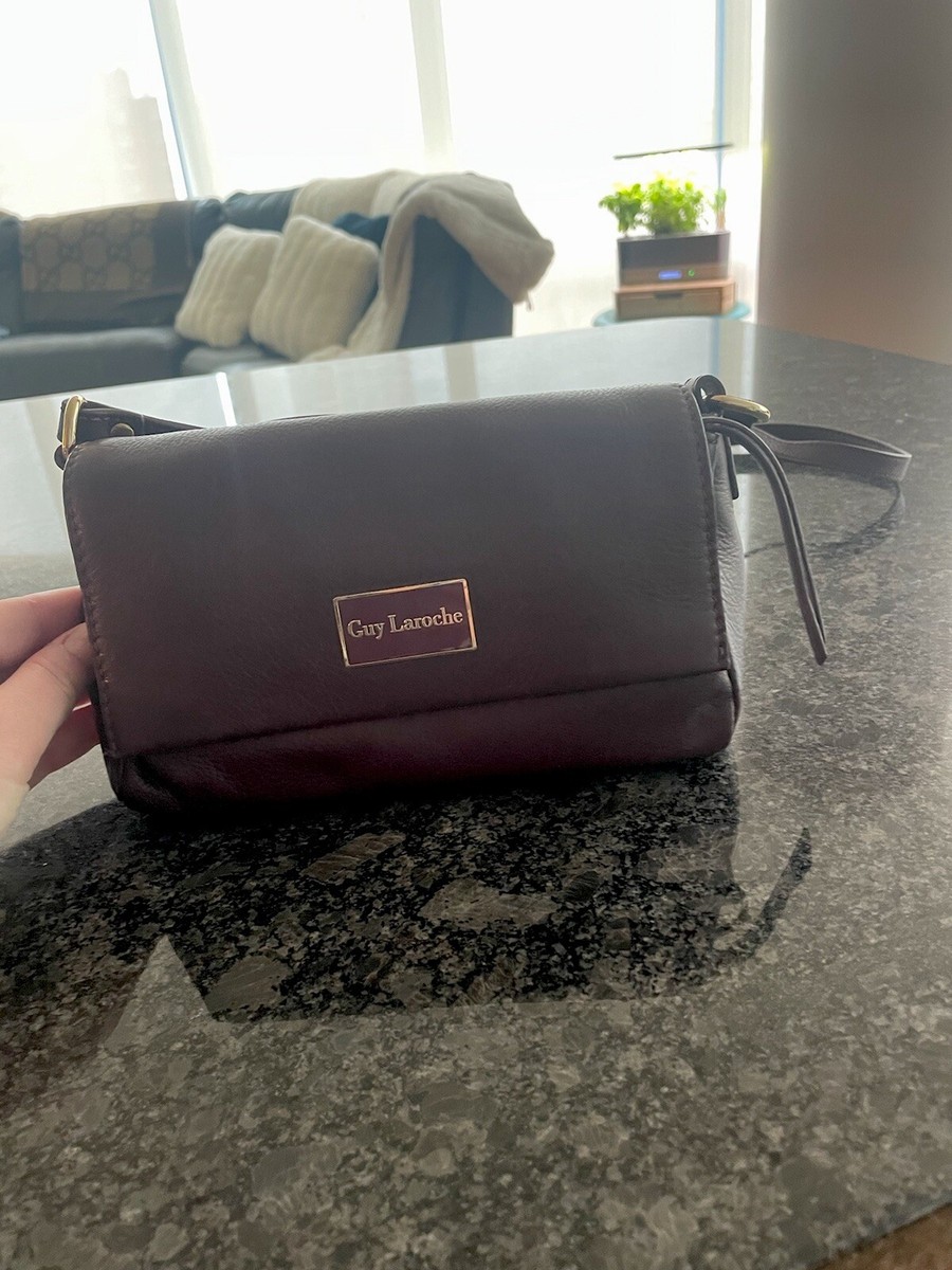 NEW GUY LAROCHE ELEGANT BURGUNDY BACKPACK NWT Guy Laroche Leather Women main image 4