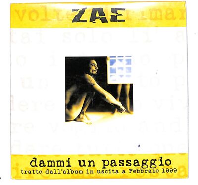 EBOND Zae - Dammi Un Passaggio - RTI Music - PFM 3632 CD CD103908