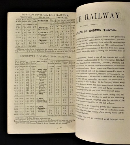 1867 Taintor's Route and City Guide - Erie Railway New York, 20 Color Maps - Picture 7 of 12
