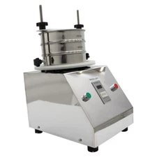 2 Layers 7.8" Electric Shaking Machine Vibrating Screen 40 120 Mesh 220V