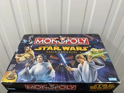 Star Wars Monopoly Saga Edition 2005 Parker Brothers Complete Die Cast Tokens - Photo 1/2